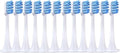 12PCS for T300/T500/T700 Replacement Brush Heads Electric Tooth(12BlueJ)