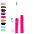 Pop Sonic USB Charge Anywhere Toothbrush (Pink) - Rechargeable Toothbrush w/Up to 40000 Brush Strokes/Minute -Long-Lasting Dupont Nylon Bristles -Teens &amp Adult with Quadrant Pacer