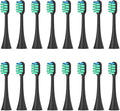 Replacement Toothbrush HeadsCompatible for EW-DC01/DC12/PDL54/PDP51/EW1031/DE92/WEW0980/DL40/DL75/DL82 Electric(32pcs Black)