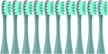 Replacement Brush Heads for Compatible ForOclean Flow/X/X PRO/F1/ One/Air 2 Sonic Electric Toothbrush Blue Green Soft Bristle Nozzles(10 Green)