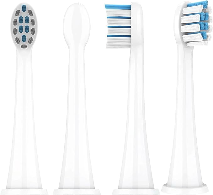 Kids Replacement Electric Toothbrush Heads Compatible For Philips Kids HX6042 HX6032 HX6311 HX6312 HX6322 HX6321 HX6320 HX63404/8pcs(4pcs)