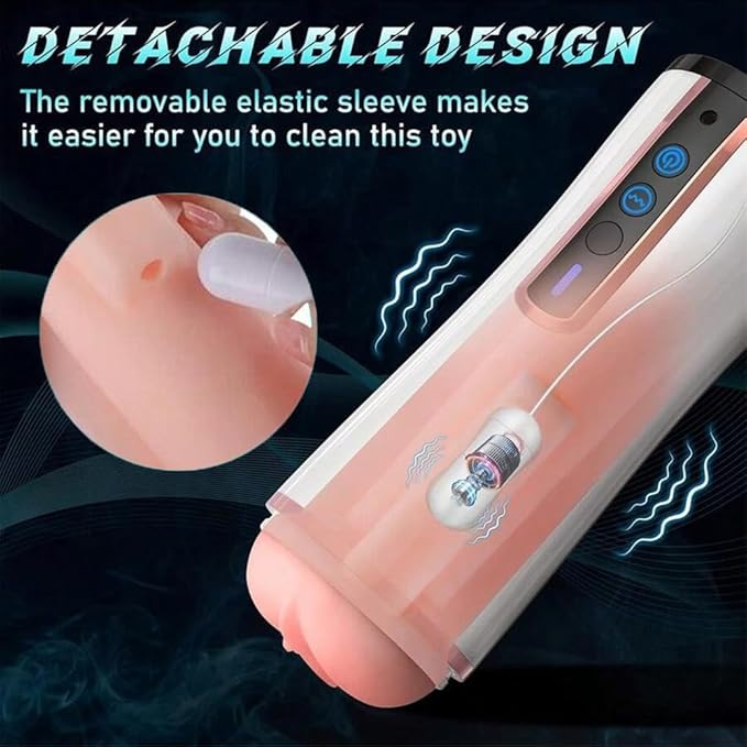 Male Masterburbatar Hands Free with 10 Viboators Sucking Automatic Male Mastusbafor Tight Sleeve Hoodies Pocket Puzzy Silicone Full Body Electric Blowjobob Machine for Man Massager Machine PWO3