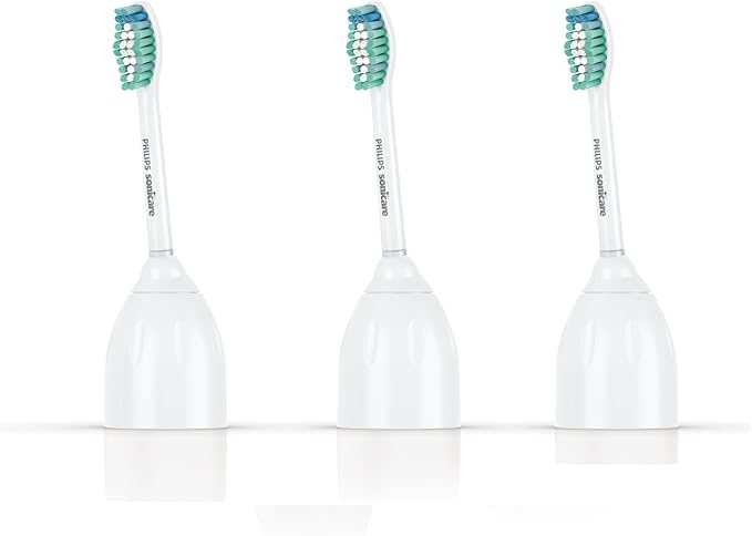 Philips Sonicare Genuine E-Series Replacement Toothbrush Heads 3 Brush Heads White HX7023/64