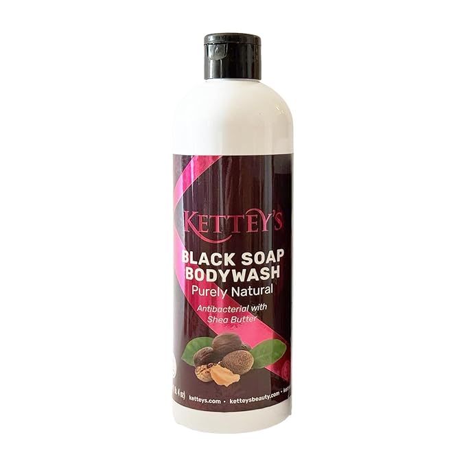 KETTEY'S BLACK SOAP BODY WASH (500ml)