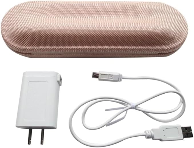 HX9210 Travel Charger Case w/AC Charger+USB Cable Replacement for Philips Sonicare DiamondClean Sonic Toothbrush HX9382HX9372HX9362HX9360(Gold)