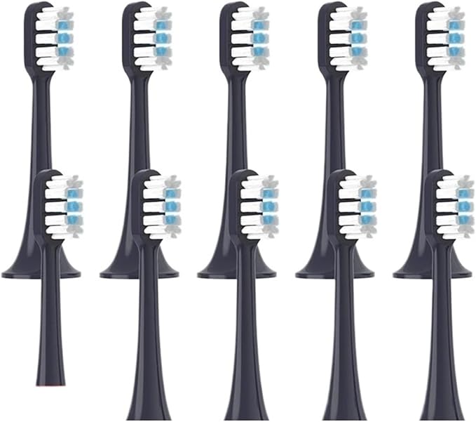10pcsCompatible for Mijia T302 Replacement Brush Heads Electric Toothbrush Protect Soft