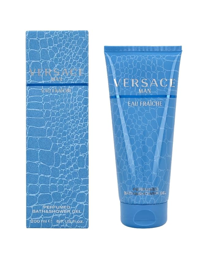 Versace Man Eau Fraiche by Versace for Men 6.7 oz Perfumed Bath &amp Shower Gel