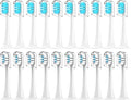 Compatible for Xiaomi Mijia T300/T500/T700 Sonic Electric Toothbrush Heads Replaceable Refill Nozzles 4 Colors(10White10Blue)