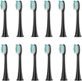 8Pcs Replacement Brush Heads Compatible for HX3/HX6/HX9 Toothbrush HX6064(12Pcs Black)