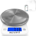 INEVIFIT Smart Bathroom Scale &amp Digital Kitchen Scale Fitness Bundle Complete Body Composition and Nutrition Tracking Solution with Batteries Included