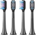 2/4 PCS Compatible for T501/T501C Electric Toothbrush Head(4pcs Black)