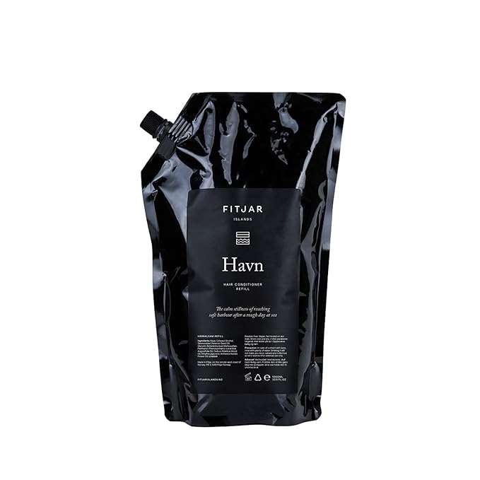 Hand Soap/Hair &amp Body Wash - Vegan. SLS/SLES free. Refill Pouch. (Havn 1000 ml 33.8 fl.oz)