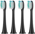 4/8/16/20Pcs Replacement Brush Heads Compatibility for Diamond Clean HX3/HX6/HX9 Series Electric Toothbrush HX6064(4Pcs Black)