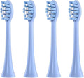 Compatible for FLYCO FT7105/FT7106/FT7108/FT7205/TH01 Electric Toothbrush Replacement Heads Soft Bristle Nozzles4-16pcs(4 Light Blue)