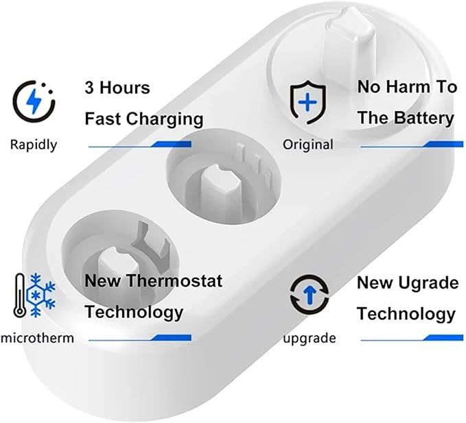Electric Toothbrush Replacement Charger Base Inductive Charger Compatible for Oral B Toothbrush D12/D16/D100/P4000/P2000/PRO/IO3/IO5(EU)