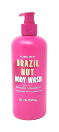 Trader Joe's Brazil Nut Body Wash Made with Coconut Oil + Shear Butter Net 16 Fl Oz (473 ml) - Pack of 1