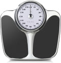 KROKII Mechanical Bathroom Scale High Precision Anti-Skid Body Weight Scales Mechanical Personal Scales Sturdy Metal Platform Oversized Precision Dial No Battery