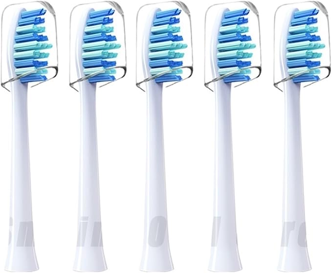 Compatible for FUPAI Electric Toothbrush Head A6 / A6plus A6splus A8 Z5 Universal Vacuum Package Replacement Brush(White)