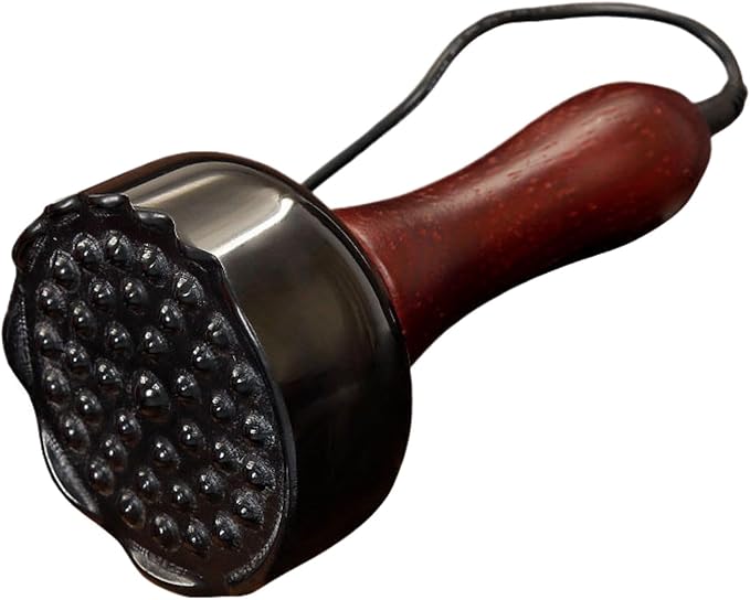 泗滨砭石温按摩仪 Hot Stones Massage Set 背部刮痧温按摩罐 刮痧按摩仪 Hot Stones Massage Set 器 HomeOffice Body Electric Massagers