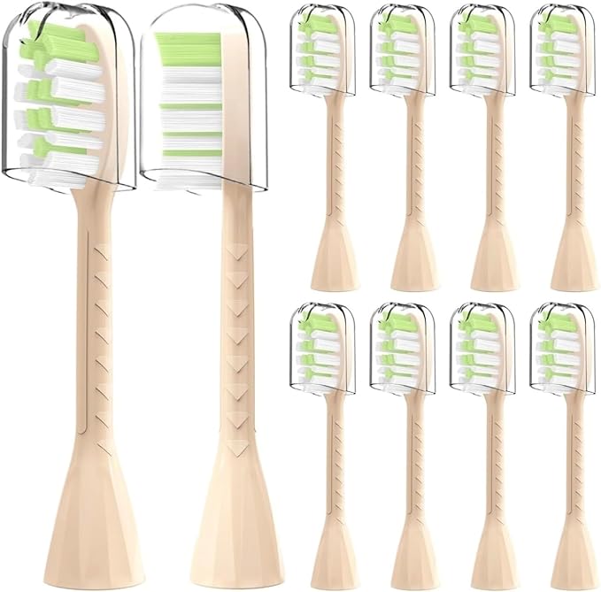 10Pack Toothbrush Replacement HeadsCompatible with HY1200/06 BD1003/AZ(Pink)