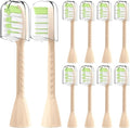 10Pack Toothbrush Replacement HeadsCompatible with HY1200/06 BD1003/AZ(Pink)