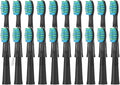 10/20PCS Electric Toothbrush HeadsCompatible for SEAGO SG899/SG507/SG610/SG659/SG917/E1/E2/E3 Vacuum Replacemen Brush Head(Yellow)