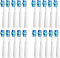 20pcs Replacement Electric Toothbrush Head Bristle Brush Compatible for Fairywill Refills FW-D1/FW-D3/FW-D7(20 PCS WT)