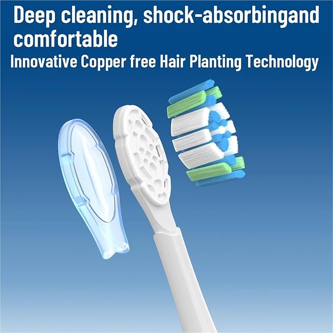 Compatible for Xiaomi Mijia Soundwave Sweeping Electric Toothbrush Pro Head Mes609/610(Mes609or610-5Pcs)