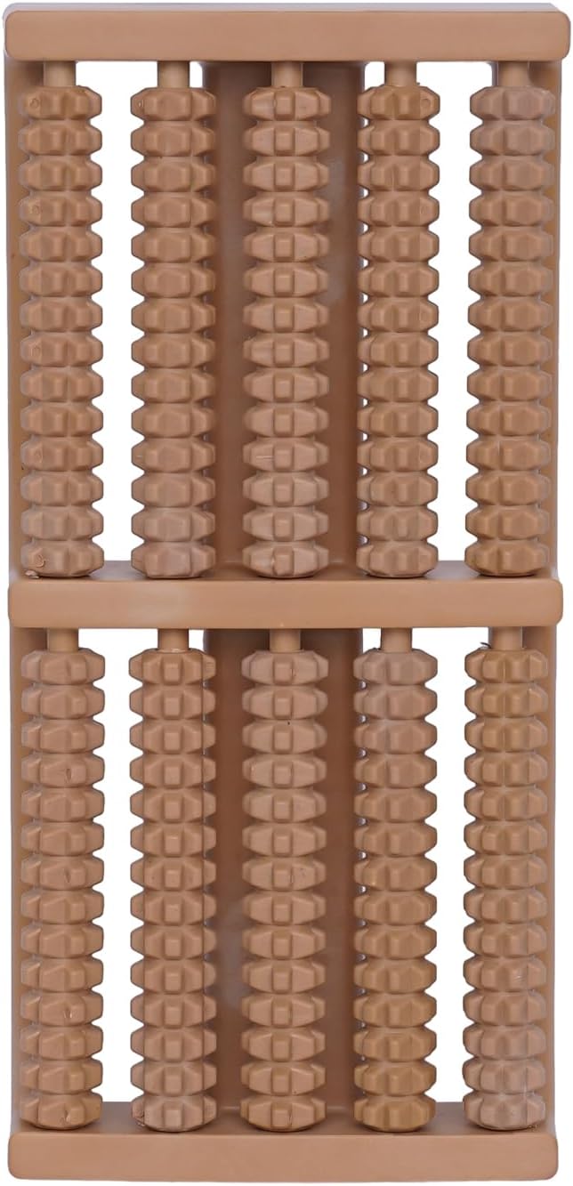 Wooden Foot Bath with Massage Roller Pedicure Tub for Home Use Foot Soak Bucket with Lid Manual/Hand-Powered Massage Therapy for Feet
