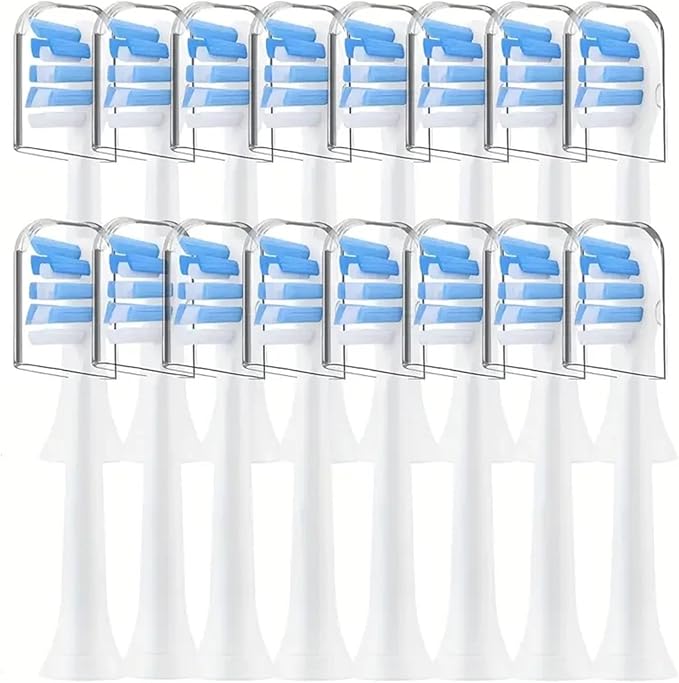 8-16pcs Toothbrush Heads Compatible with Philips ElectricReplacement Brush Fit for EasyCleanGum Health(16pcs)