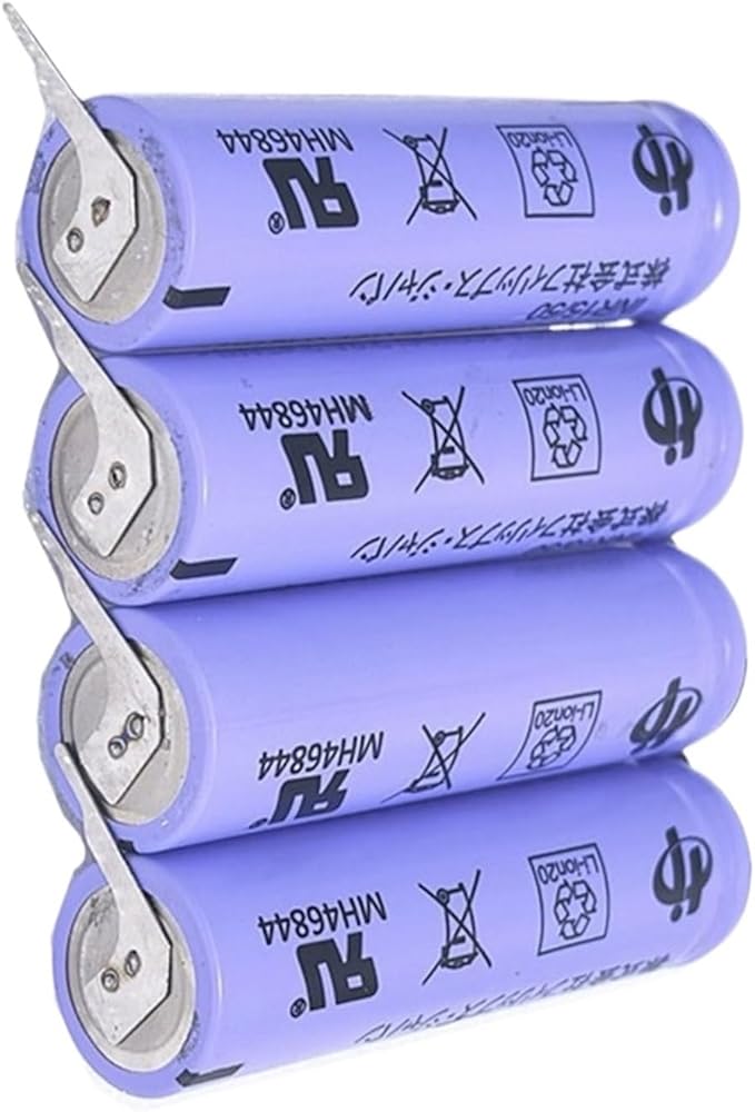 2PCS 3.8V 900mAh 14500CY Toothbrush Battery .Compatible With Philips HX6310 HX6511 HX6730 HX6910 HX6920 HX9140 HX9340 HX9350 HX9360 HX9370