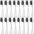 16pcs Replacement Toothbrush HeadsCompatible for Seago S9 S1 S6 S8 S21 S26 S28 SG540 SG860 SG861 SG986 SG987 SG988 2752 Head(16pcs White)