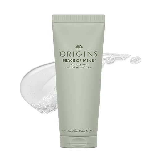 Origins Peace of Mind Daily Body Wash | Cleanses Skin &amp Awakens Your Senses| With Our Signature Scent of Peppermint Basil and Eucalyptus 6.7 Fl Oz