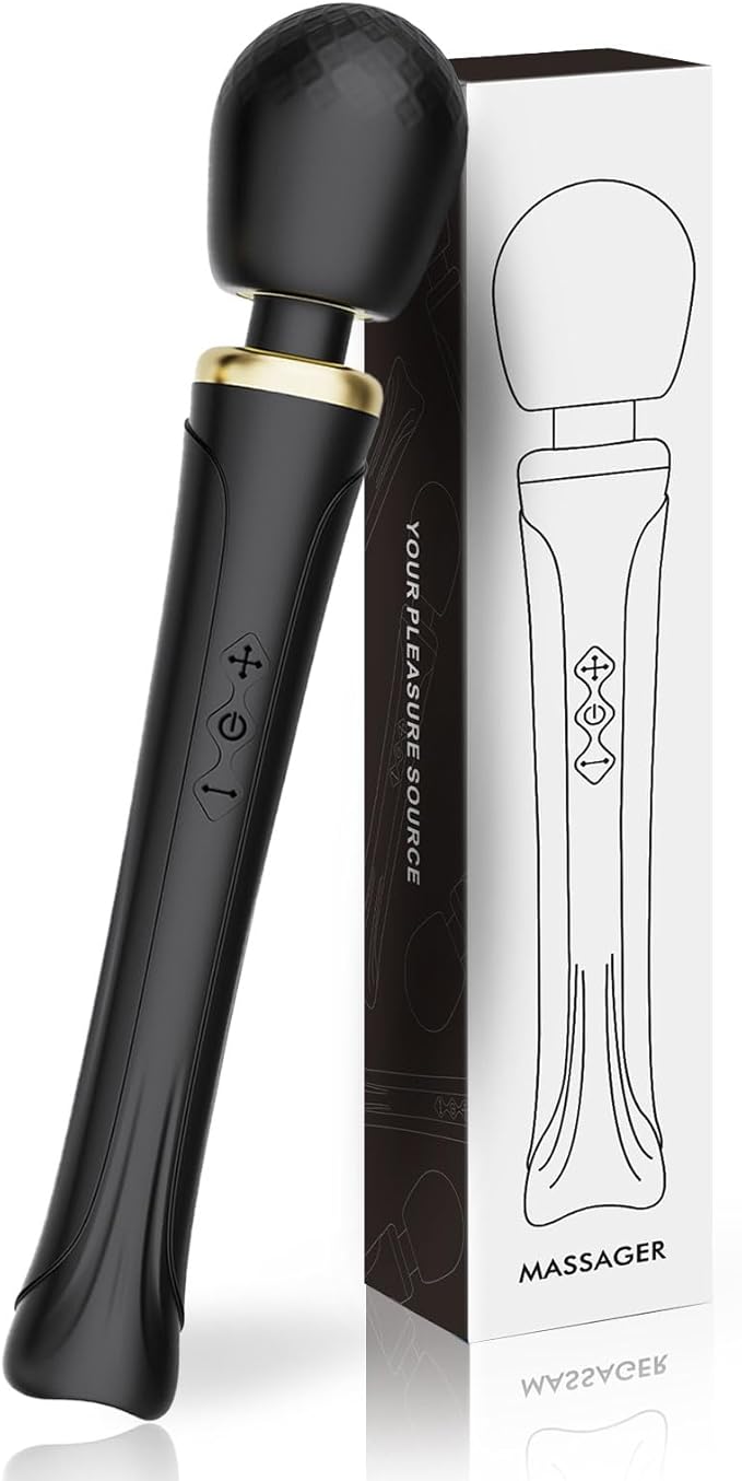 Handheld Massager-Cordless Vbrating Massagers-Travel-Quiet-Relax Body Muscles-Perfect Back Legs Hand Pains and Sports