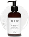 Aloette Lavender Body Wash Rest &amp Restore - Hydrating &amp Moisturizing Body Wash for Dry Skin with Natural Aloe Vera &amp Vitamin E - Exfoliating &amp Rejuvenating Skin Care Products for Men