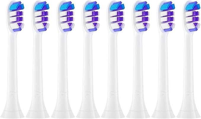 4/8/12/16Pcs Replacement Toothbrush Heads Compatible with Electric Brush Head 6500 6100 7500 5300(8pcs)