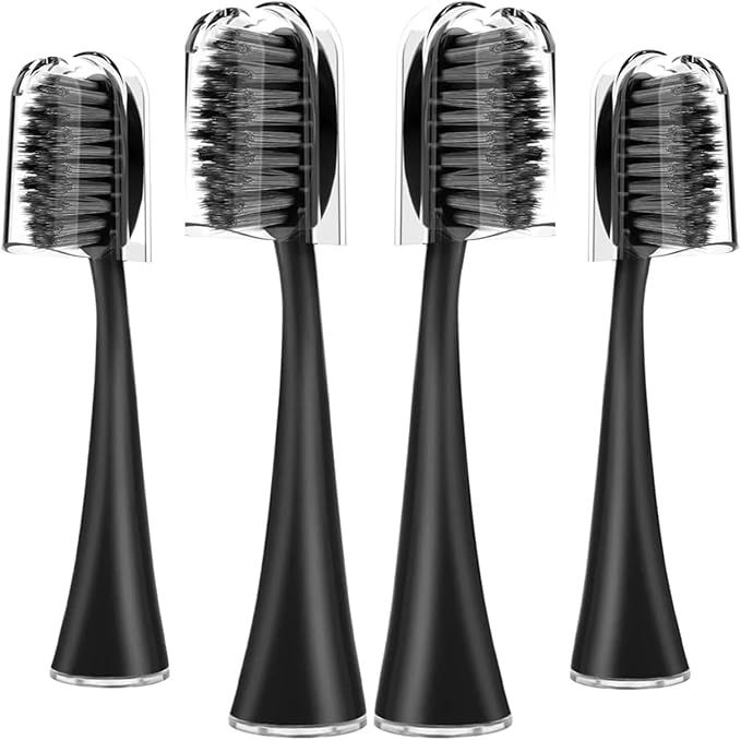 Replacement Toothbrush Heads Compatible for SG-540(4BLACK)