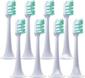 8pcs Replacement Toothbrush Heads Compatibility for T300 T500 Sonic Teeth Brush Mijia Nozzles(8 Green)
