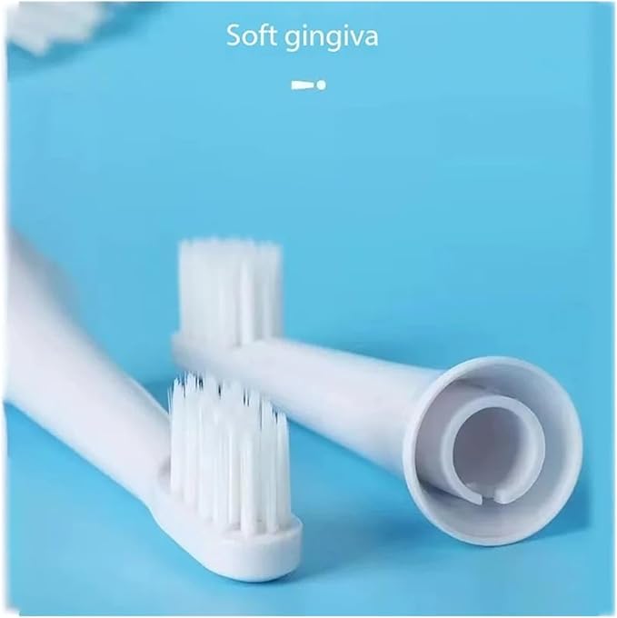 8PCS Toothbrush Brush Head Compatible for SOOCAS EX3 T100 Soft Bristles Deep Cleaning