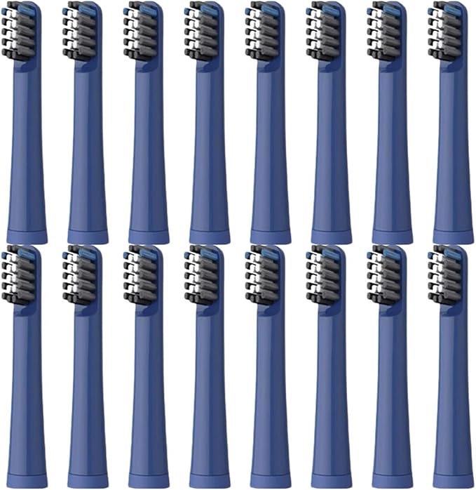 Compatible N1 N2 RTX2103 Electric Toothbrush Replacement Heads Smart Brush Soft Bristle Nozzles8/16pcs(Blue 16PCS)