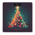 Digital Bathroom Scale for Body Weight Scale with Bright LCD Display High Accuracy Step-On Technology Auto On/Off Shiny Christmas Tree Digital Scales 400 Lbs /180kg