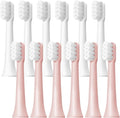6/12Pcs Replacement Brush HeadsCompatible for XIAOMI MIJIA T100 Toothbrush Vacuum Soft Bristle Suitable Nozzles(T100-WH6 PK6)