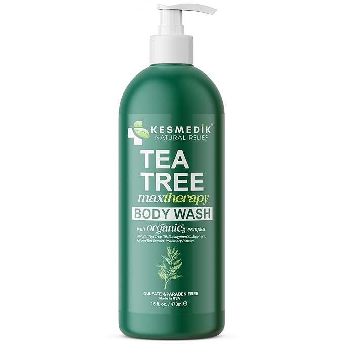 Tea Tree Oil Body Wash Original + Lavender Limited Edition Maxtherapy Bundle | Cleanser &amp Defense with 100% Pure Tea Oil &amp Lavender Oil 16 fl oz Each