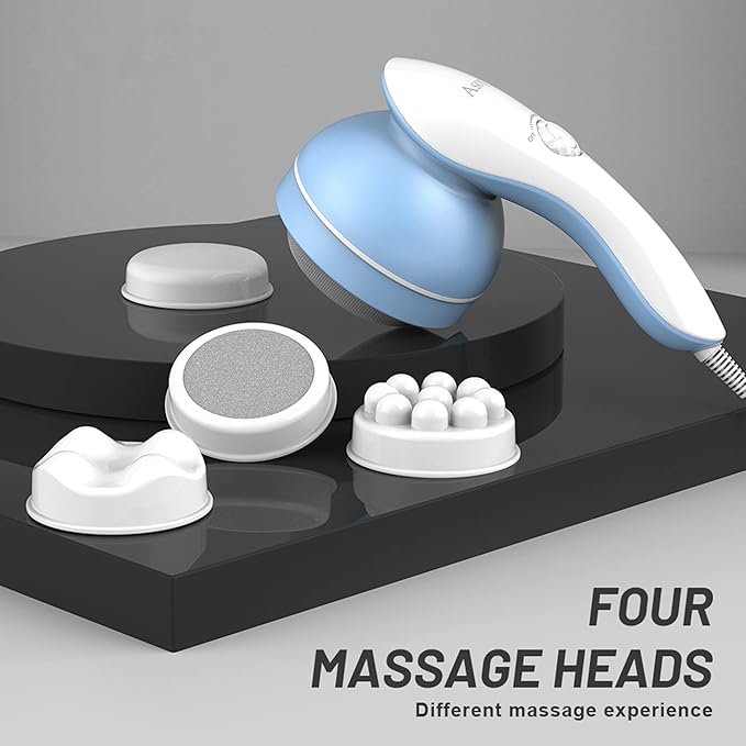 Cellulite Massager Hand Held Deep Tissue Massager for Muscles Back Shoulder Neck Leg CalfFoot Electric Percussion Body Massage Machine