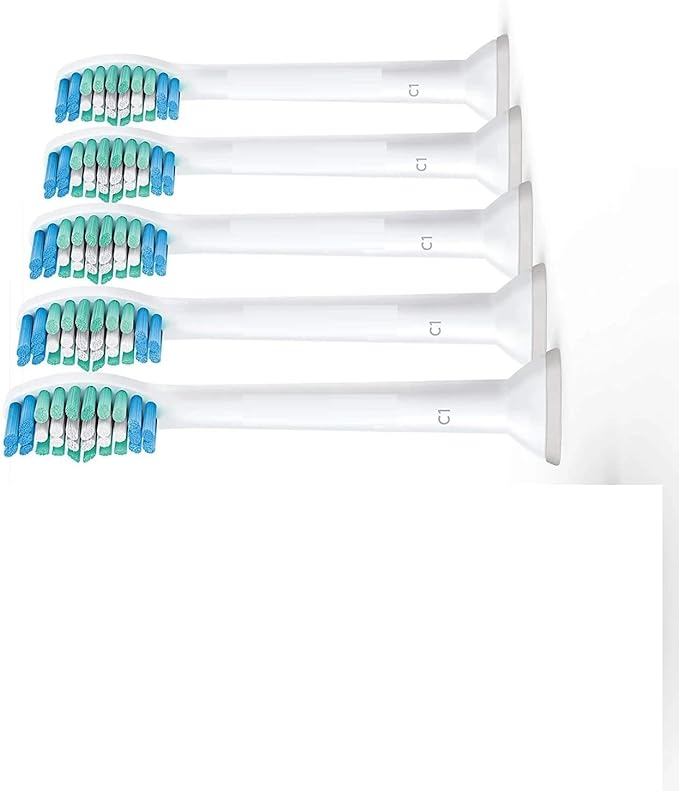 5 Pack C1 Toothbrush Brush Heads Replacement for Sonicare Simply Clean