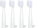 Replacement Toothbrush Heads Compatible for Jianpai S12/HYUNDAI XM-806/ACA ALY-HYS01W/TSOP/Royalstar/INPHIC Electric Bristles(4white)