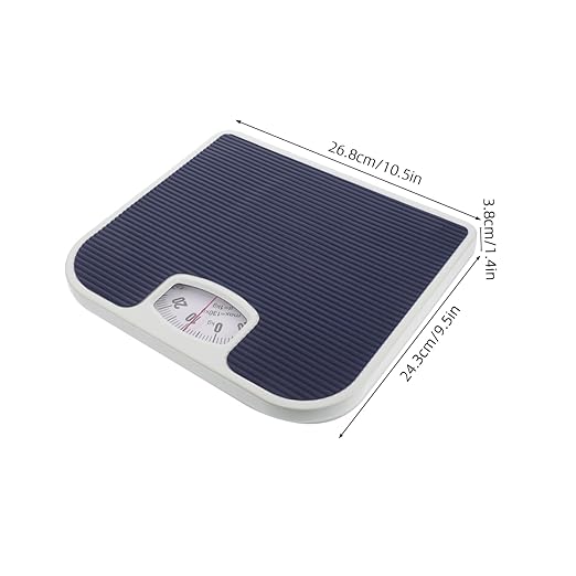 Mechanical Bathroom Scale Analog Measurement Tool Stylish Design for Monitoring and Robust Structure