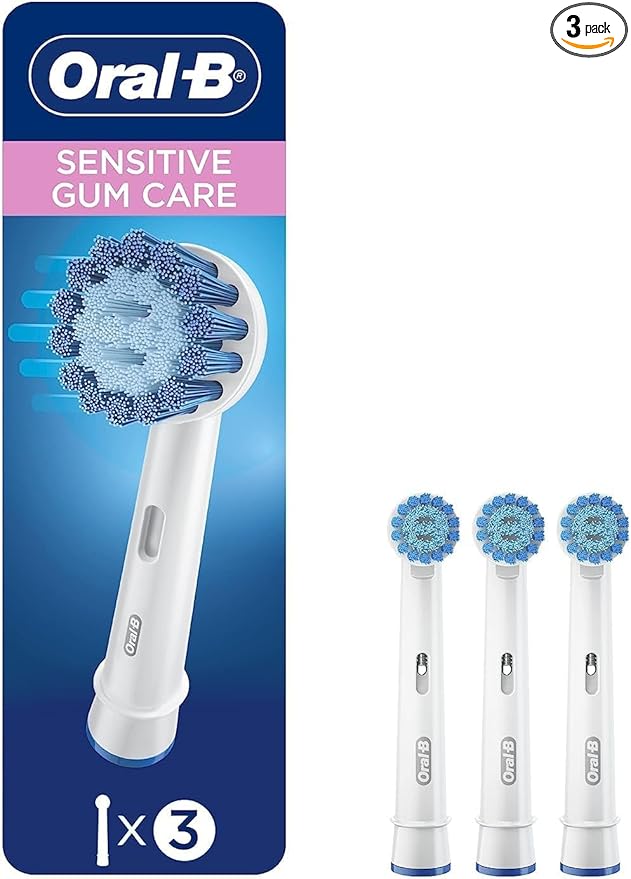 Oral-B Sensitive Gum Care Electric Toothbrush Replacement Brush Heads Refill 3 Count