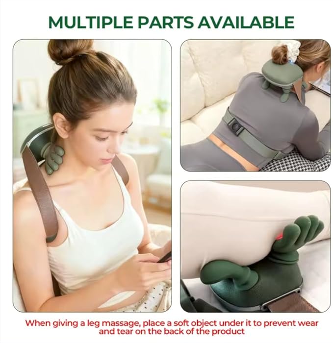 Shiatsu Neck Massager with Heat for Pain Relief Deep Tissue 2026 Upgraded 4D Back Shoulder Kneading Massage Pillow Body Muscle Relaxation Tool Gifts for Mom and Dad