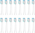 Compatible for S100 S200 S600 S700 S710 S800 S820 S900 S910 Toothbrush Heads Heads16pcs(16white)